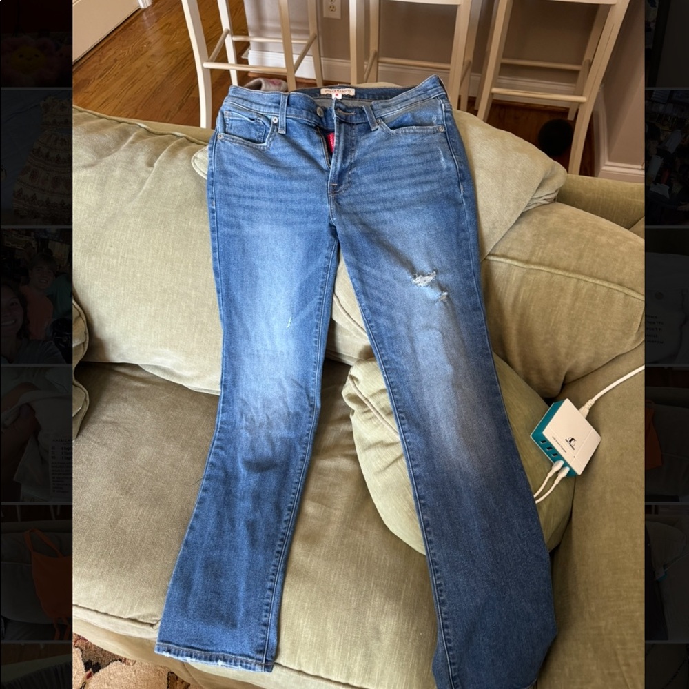 boot cut low rise jeans